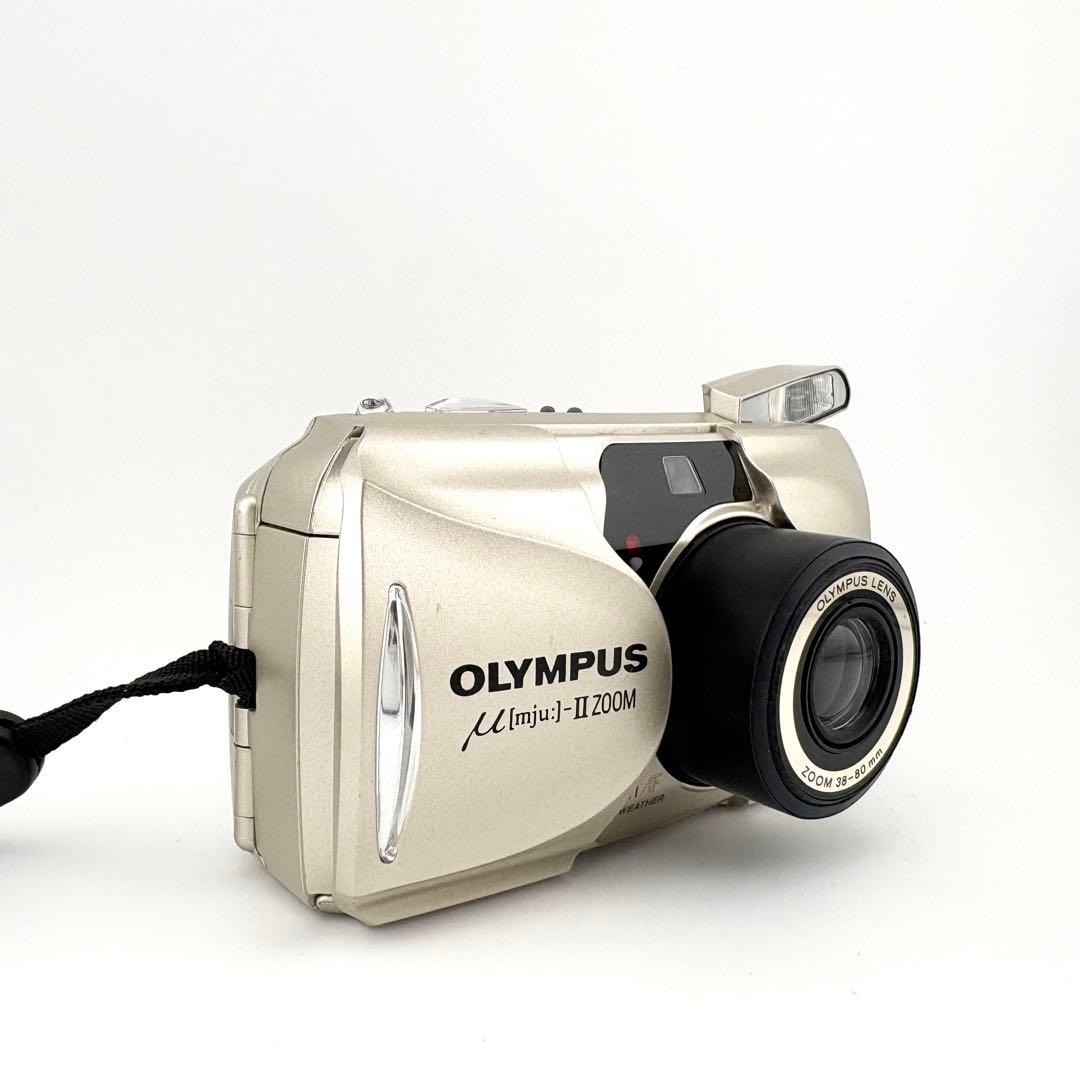【完動品】OLYMPUS μ ii zoom フィルムカメラ 動作確認済み 美品