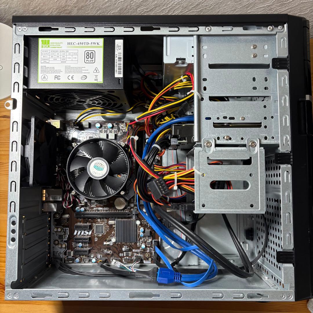 iiyama デスクトップパソコンモニターセット SSD搭載