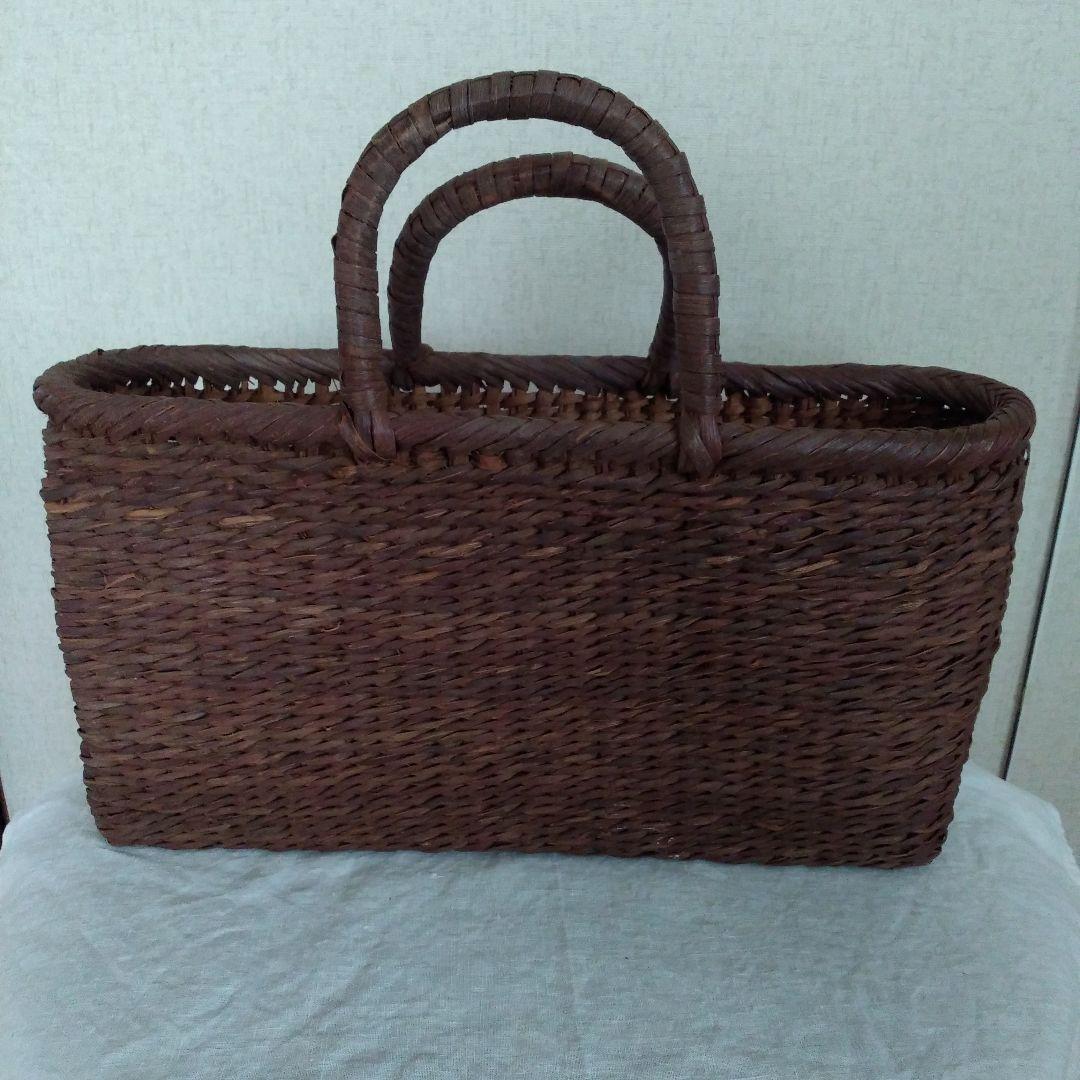 本日限定最終値下げ✨「国産」山葡萄お洒落かごバッグ