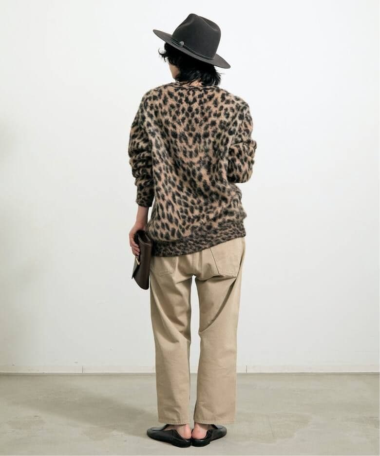 トップス LANEUS LEOPARD CARDIGAN