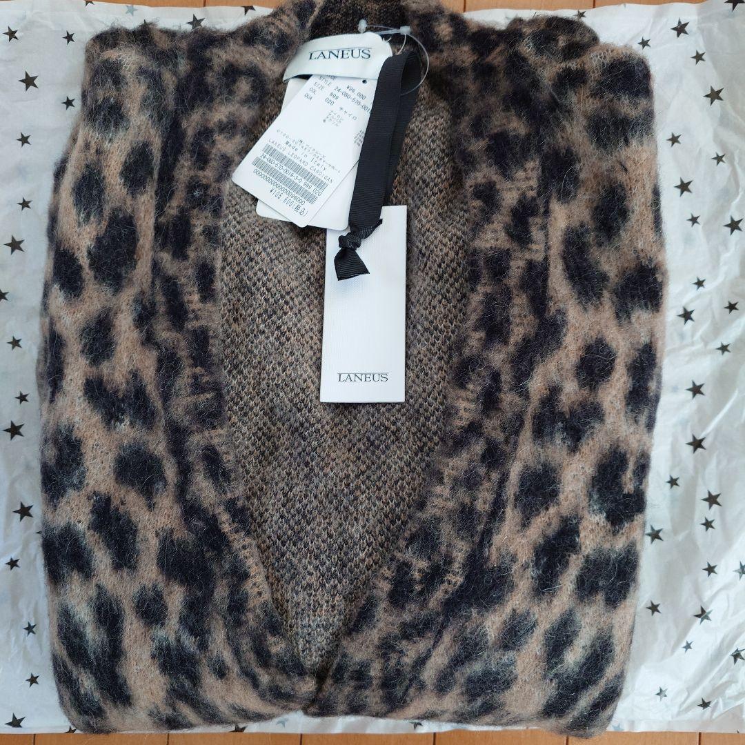 トップス LANEUS LEOPARD CARDIGAN