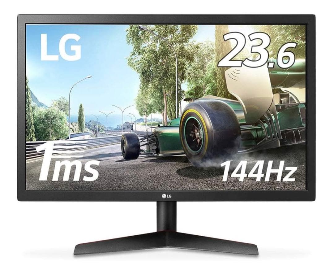【144Hz】【1ms】【フルHD】ゲーミングモニターLG 24GL600F-B