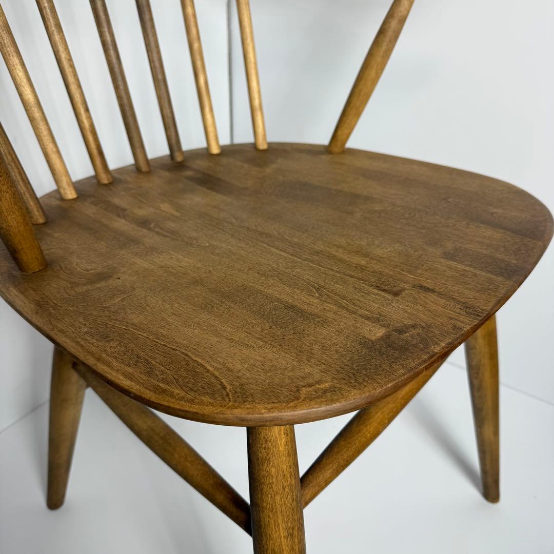 美品　関家具　ロメリア ダイニングチェア（ナチュラル） アームチェア