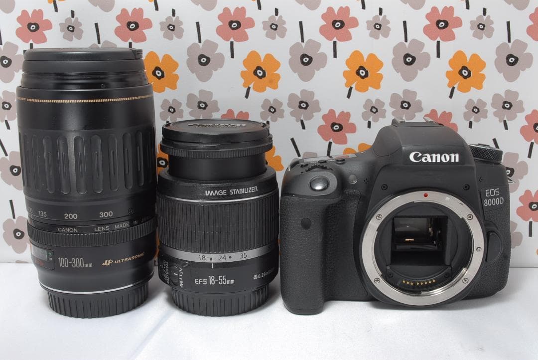 ❤Canon 8000D❤Wi-Fi搭載❤お子様の運動会に！❤超望遠レンズ❤