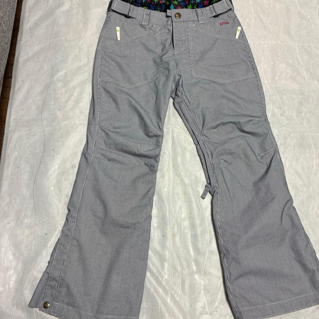 SISTA ESTIVO フード付きレッドスノーボードウェア上下