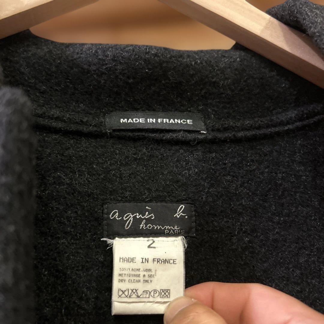 美品 アニエスベー agnes b 90s ダッフルコート フード付き