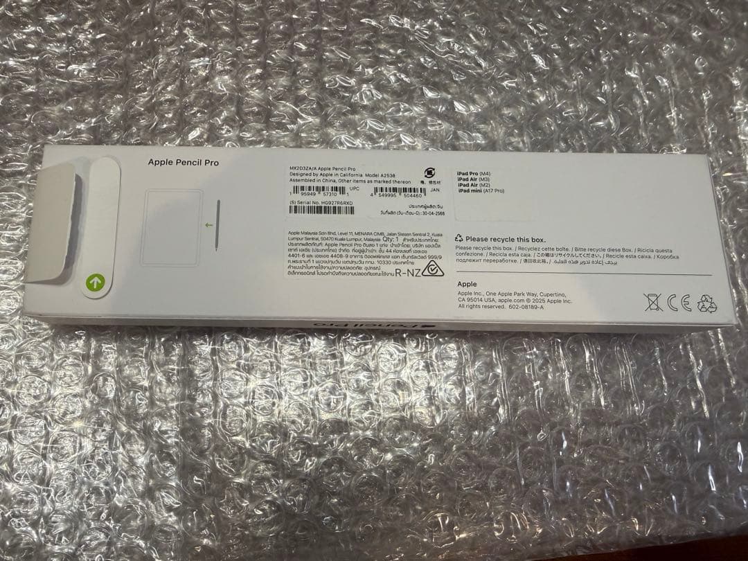 Apple Pencil Pro 未使用