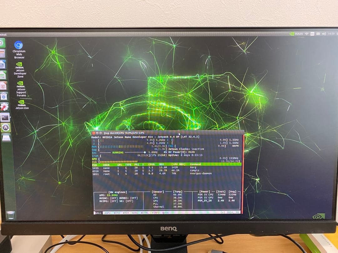 ミニPC NVIDIA Jetson nano 4gb