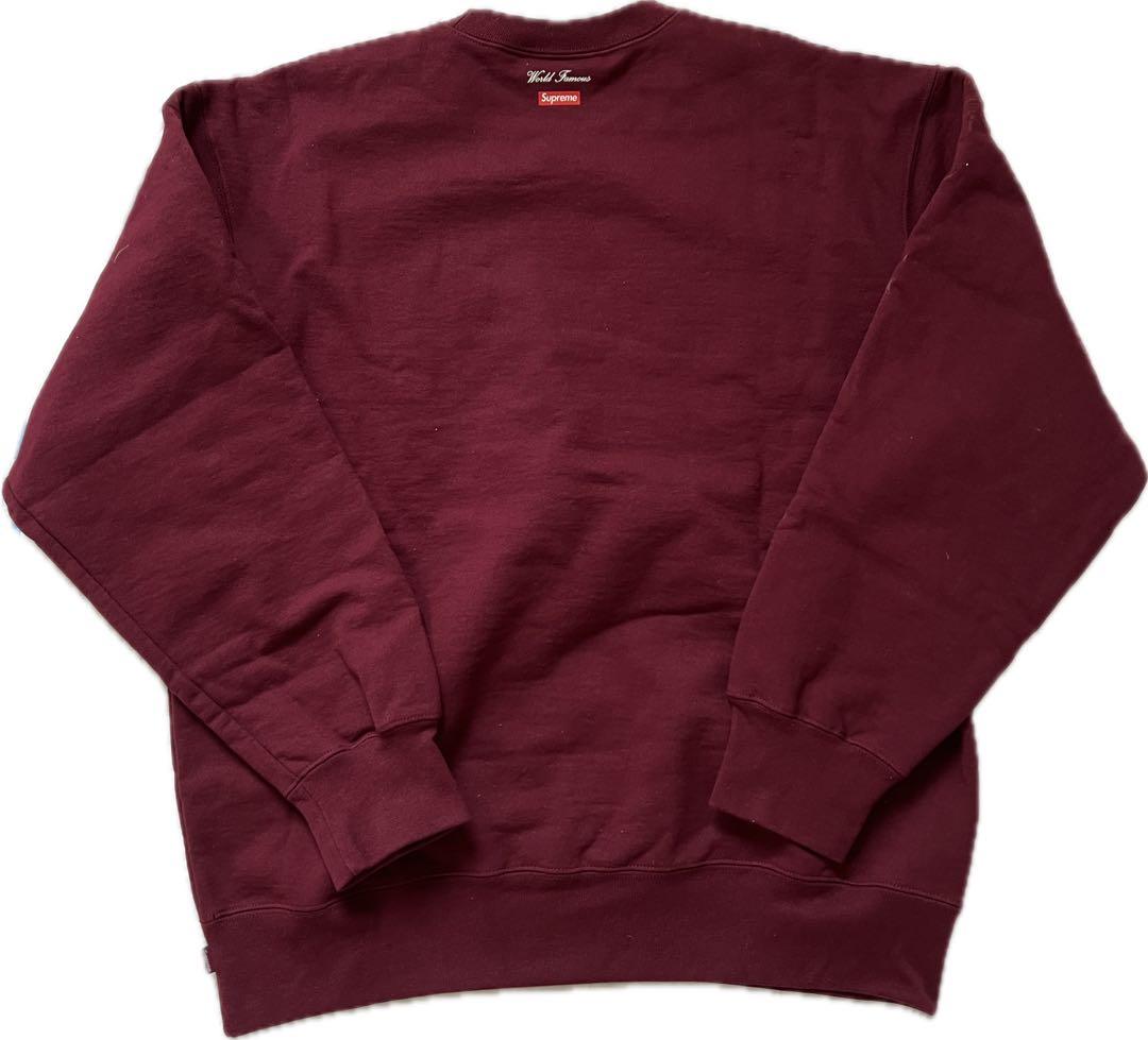 トップス Supreme 20AW Aerial Crewneck Burgundy