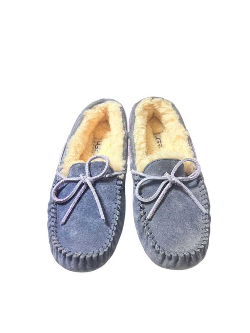 新品未使用 アグ ダコタUGG モカシン 24.0cm グレイッシュブルー
