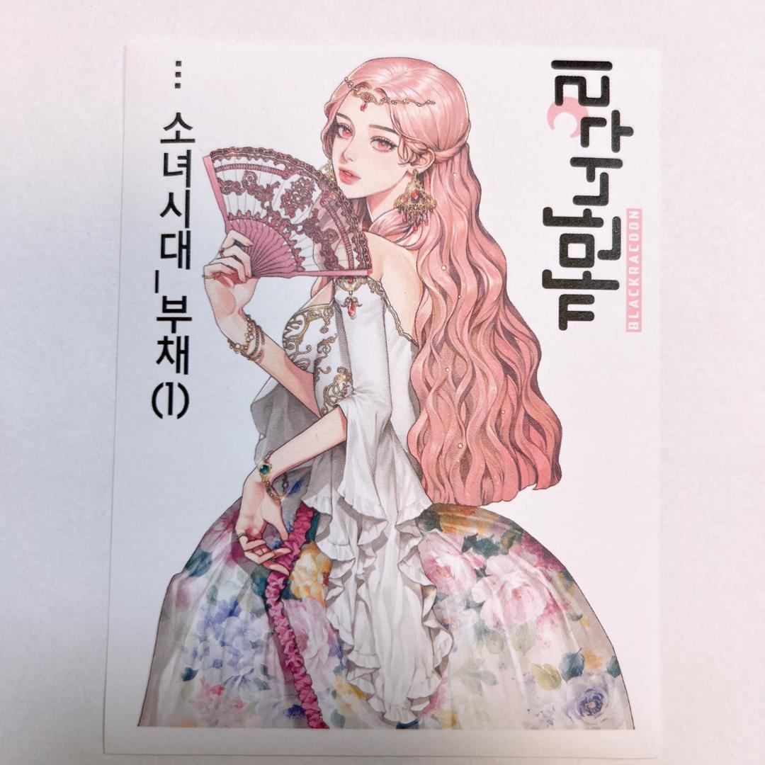 J131.人物ステッカー　韓国作家　黒いたぬき　バラ売り〇　新作