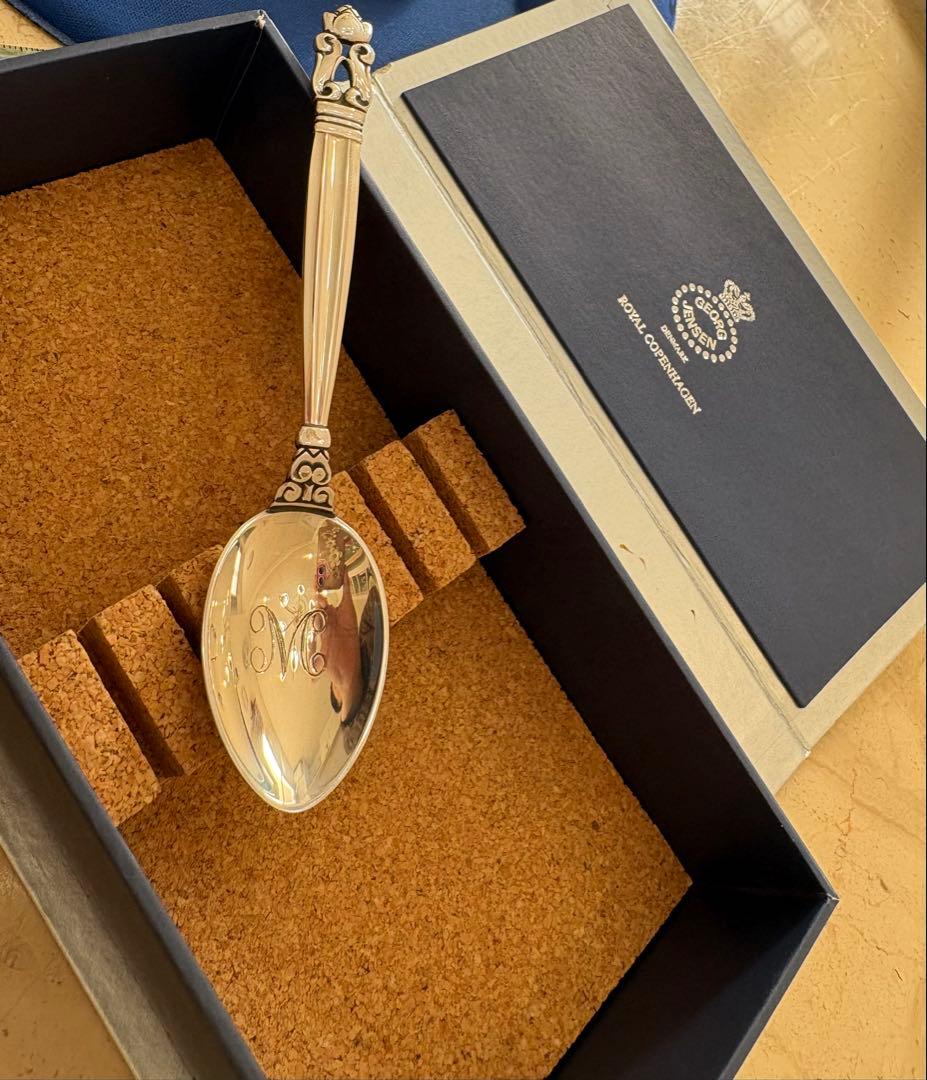 ジョージジェンセン　純銀　スプーンセット 6本入り