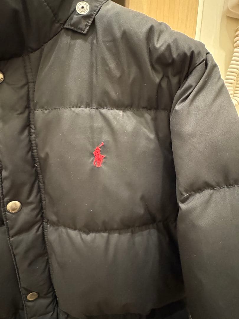 ラルフローレンボーイズダウン フード無サイズ成人S相当-肩幅43総丈66袖丈58
