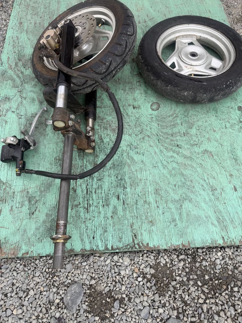 ライブディオ AF34 35 ディスクブレーキフロントフォーク 一式フルセット