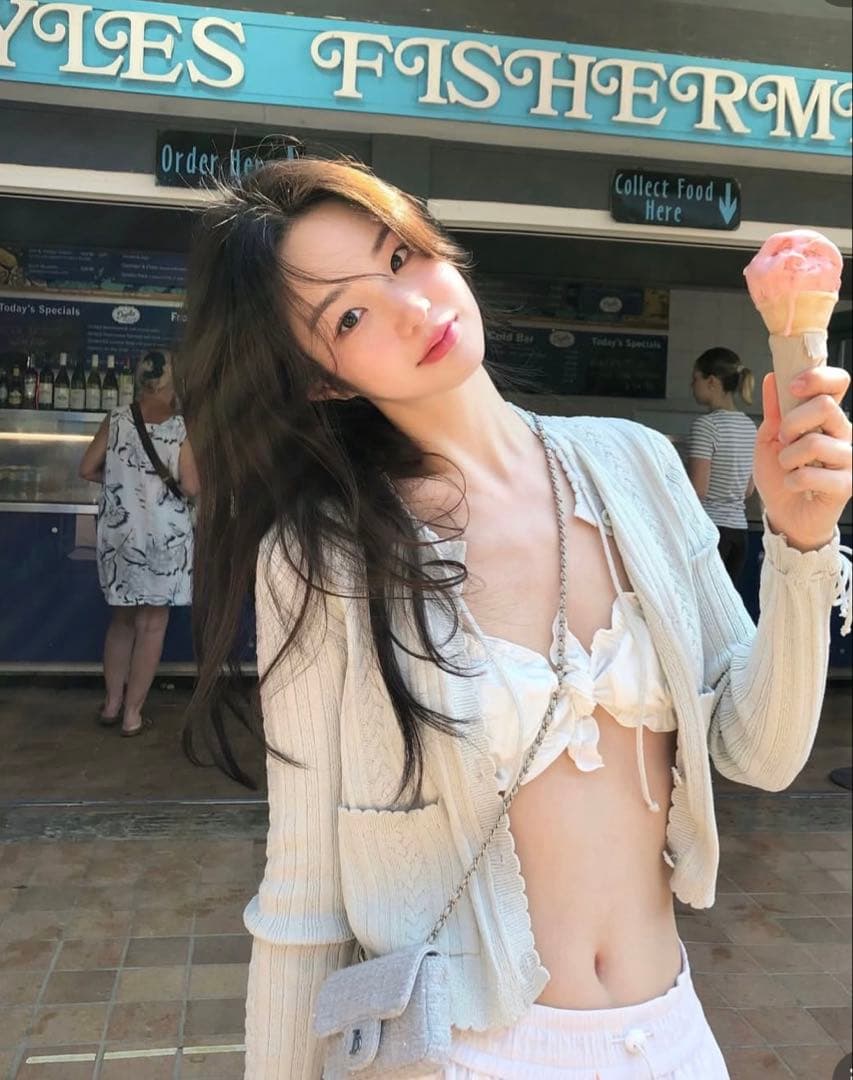 美品thebarnnet tweed chainbelt mini bag