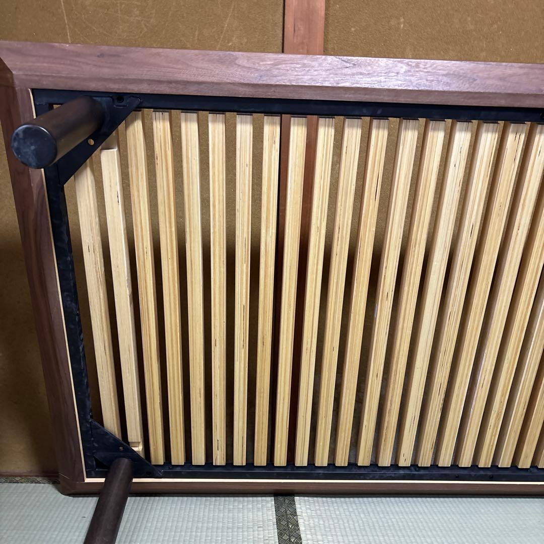 廃盤品　無印　木製 すのこベッド　シングル