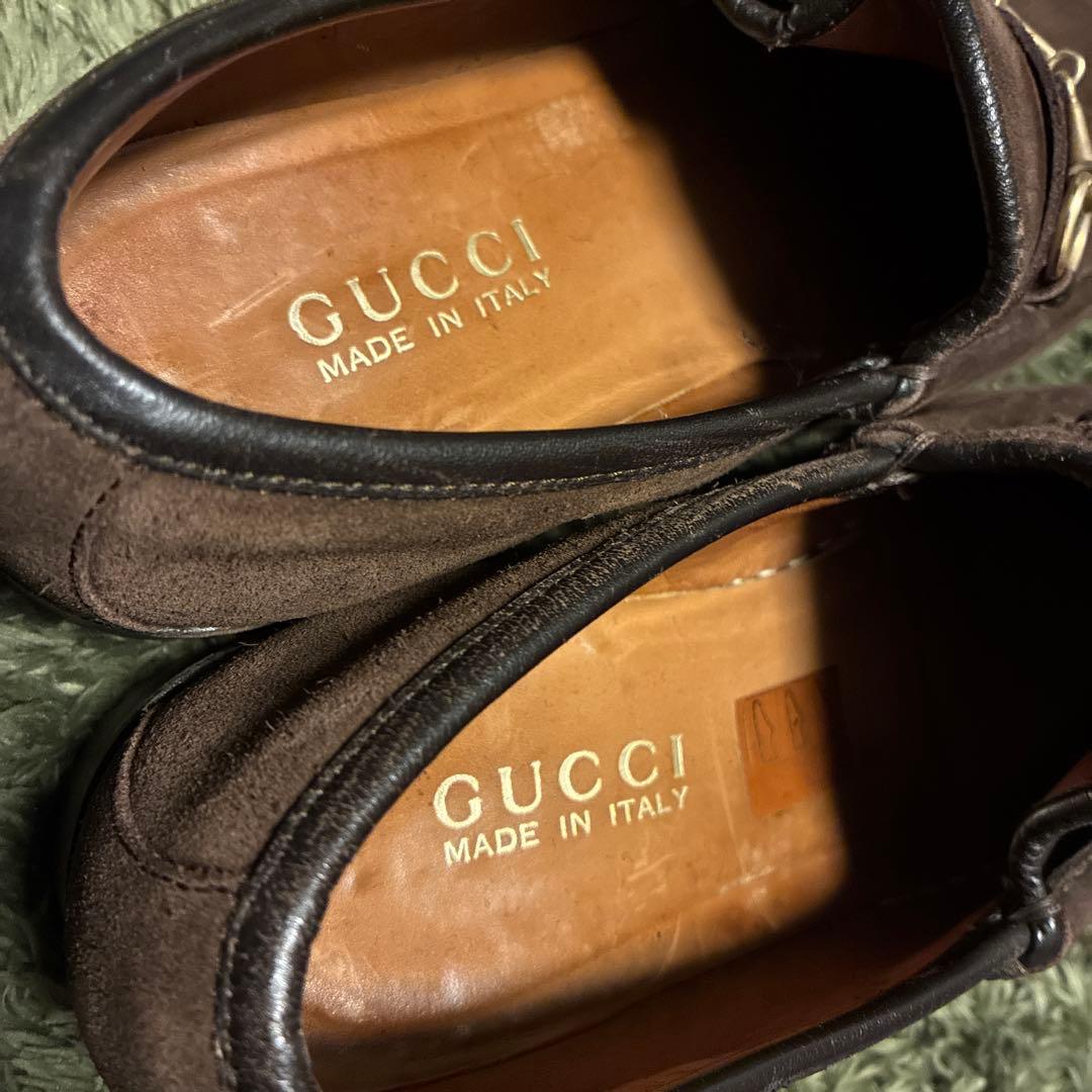 本日限定✨GUCCI グッチ ホースビット スウェード ローファー 23.5
