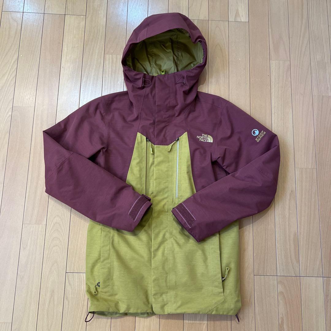 ワケあり　ノースフェイス　スキーウェア　スノボウェア　セットアップ　USED品