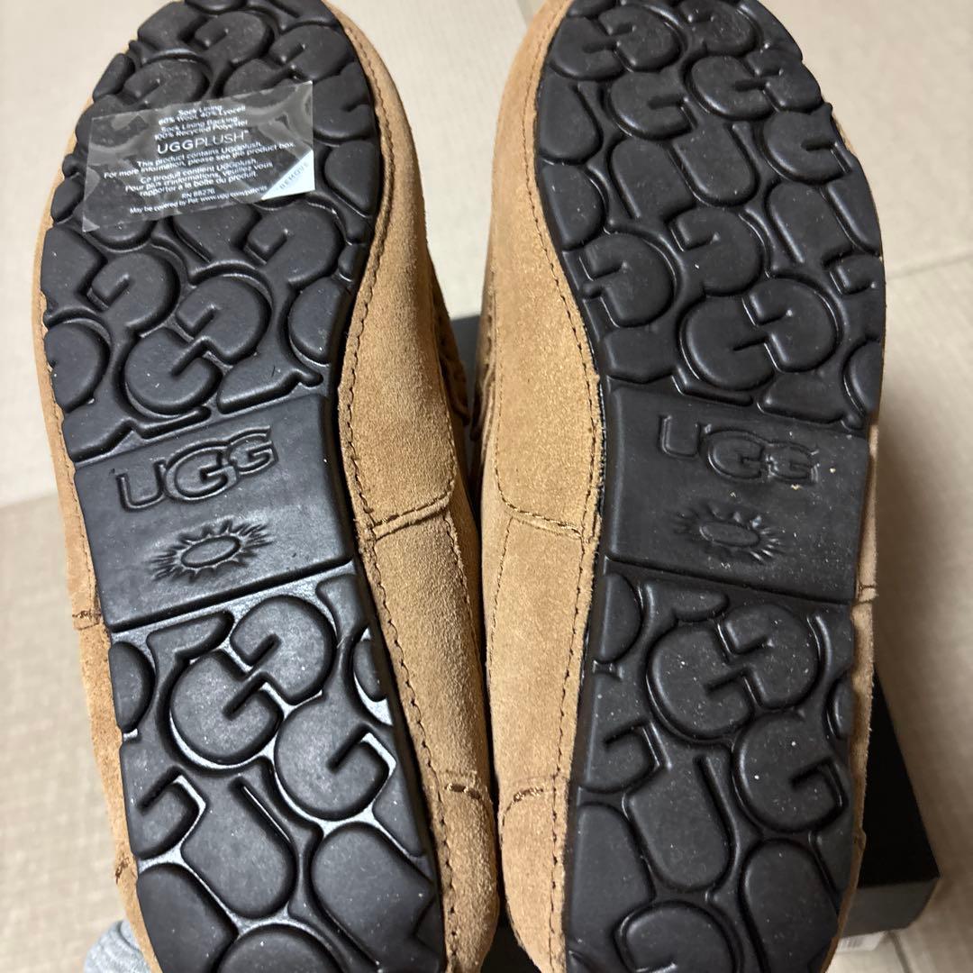 新品未使用UGG ベージュ スエード モカシン