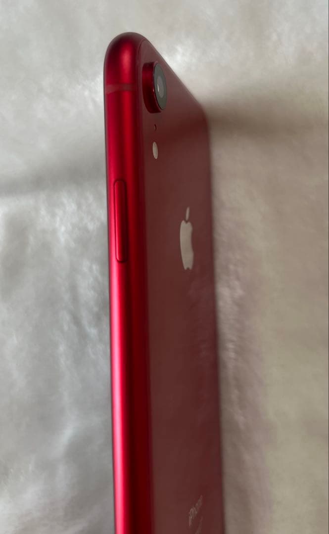 美品 iPhone XR 128GB RED 赤 保護フィルム2枚 ケース付