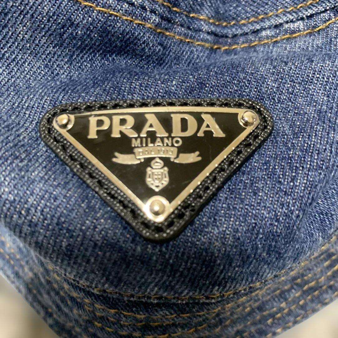 PRADA デニム バケットハット