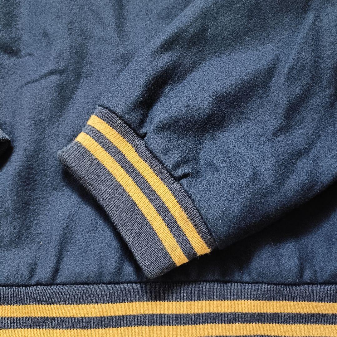 90s ラルフローレン POLO JEANS ウールスタジャン 紺 XXL