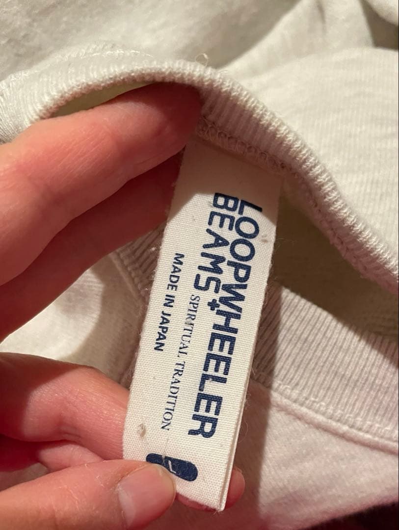 LOOPWHEELER BEAMS PLUS グレー スウェット