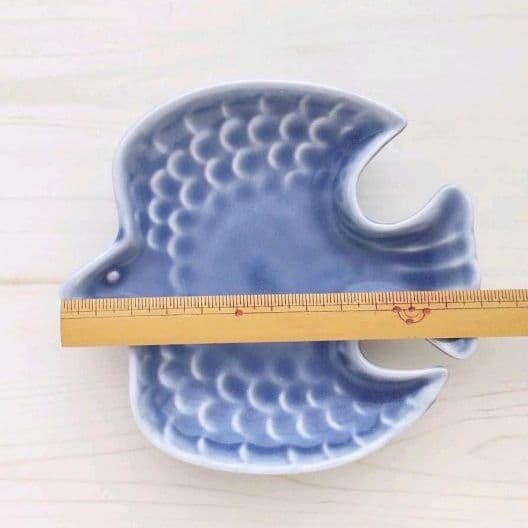 新品　美濃焼　Dinky　トリ 小皿　ブルー