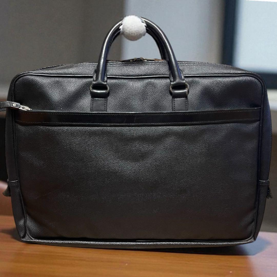 レア PORTER x UNITED ARROWS 黒 レザー ビジネスバッグ