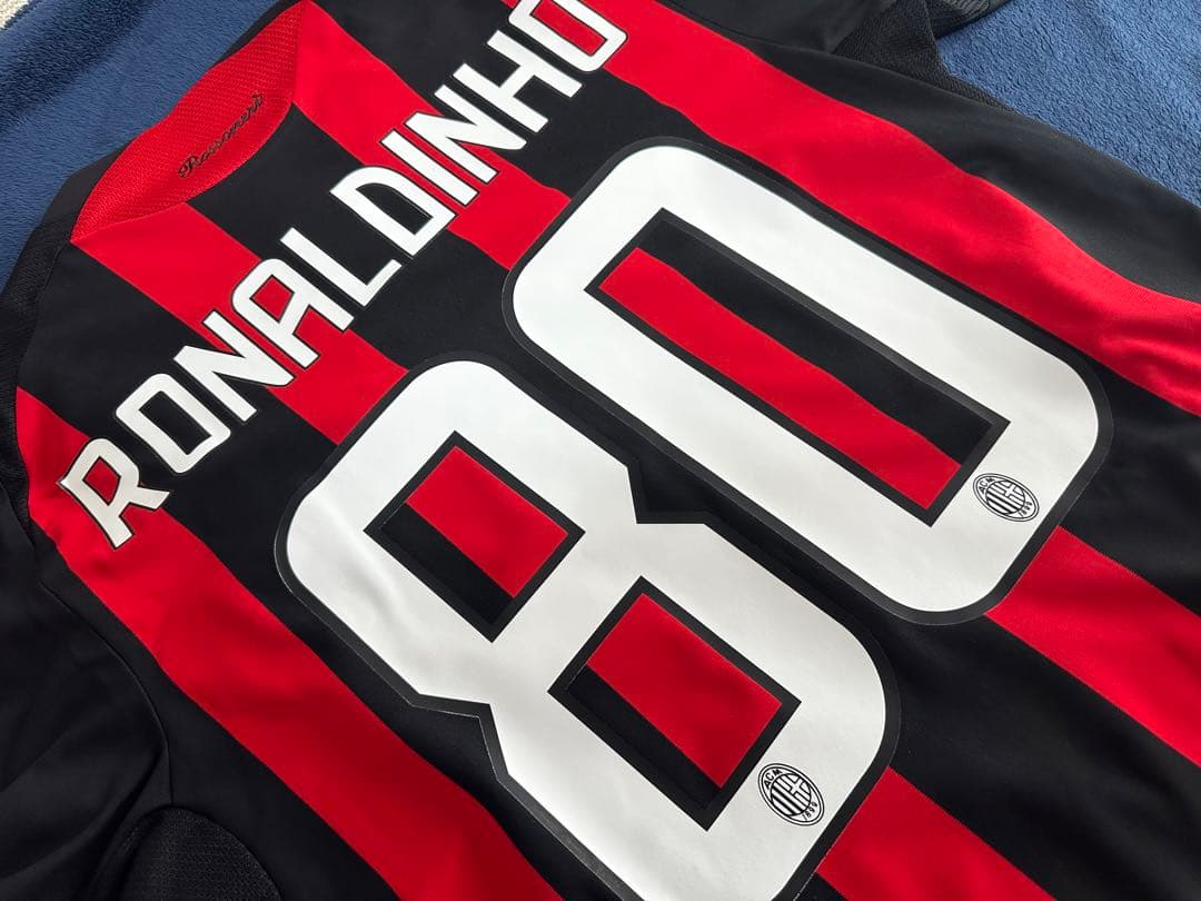 【貴重/正規品】ロナウジーニョ　ACミラン　ユニフォーム