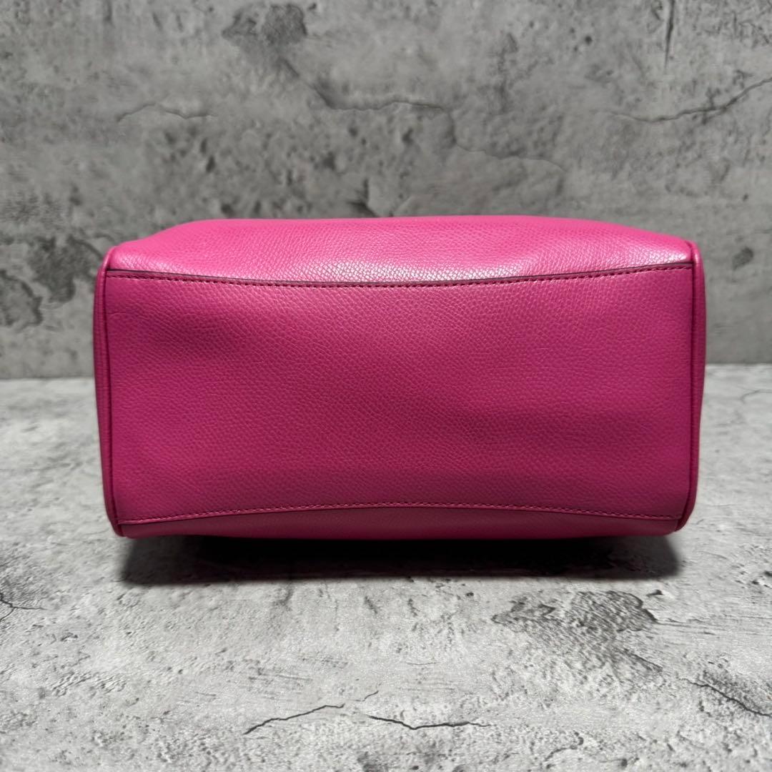 未使用級✨️コーチ 2way ショルダーバッグ ボストンバッグ レザー ピンク