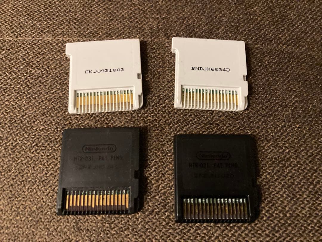 ポケットモンスター　ブラック、ブラック2、X、サン　4本セット