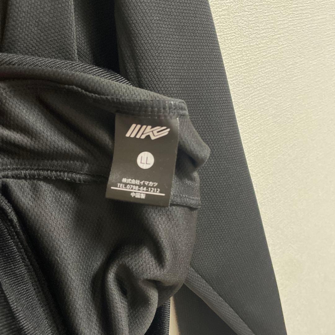 イマカツ　ジップアップフーディ　IK-852 LL ブラック