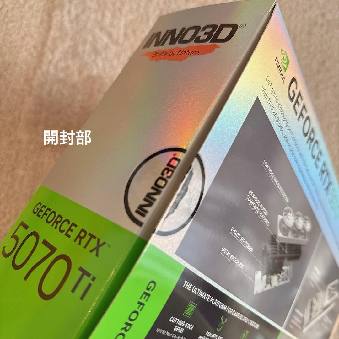 グラフィックボード・グラボ・ビデオカード ELSA RTX5070TI X3 OC 16GB INNO3D