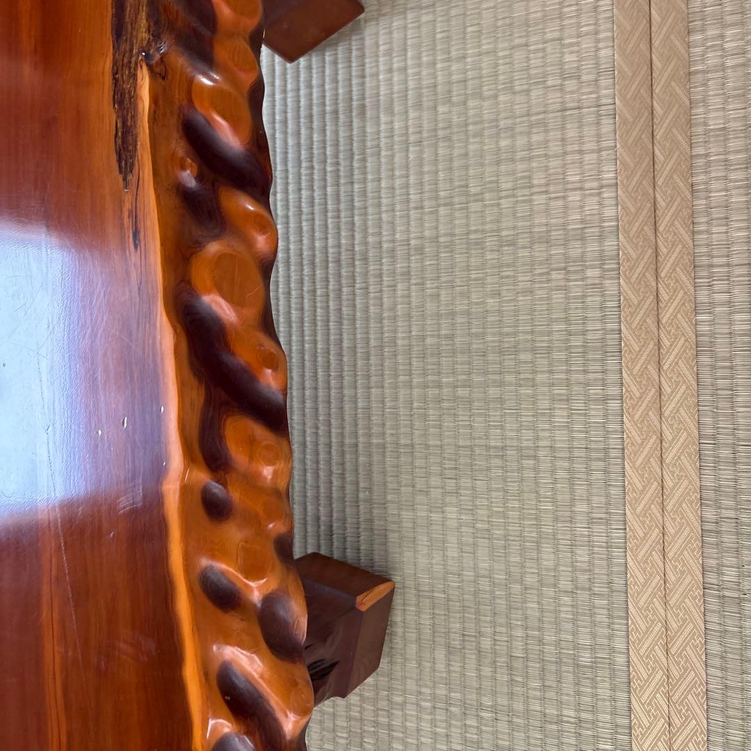 激震価格　最高級　天然無垢一枚板　ローテーブル　座卓　横長　貴重な逸品