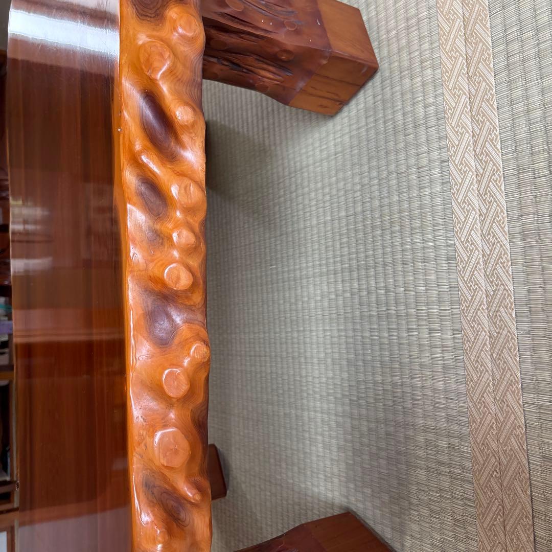 激震価格　最高級　天然無垢一枚板　ローテーブル　座卓　横長　貴重な逸品