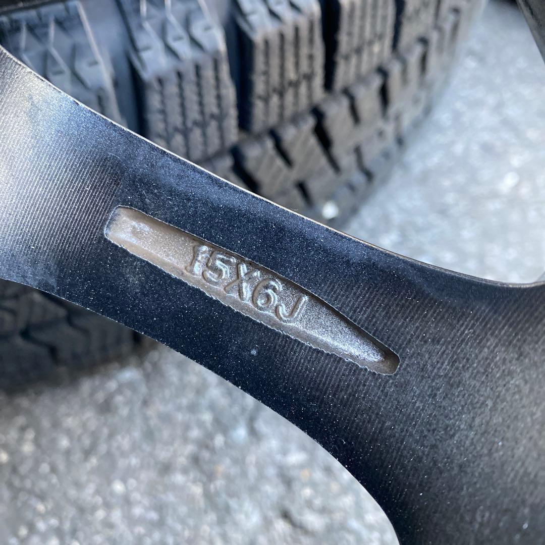 中古バリ溝ブリヂストンスタッドレスセット195/65R15 セレナ