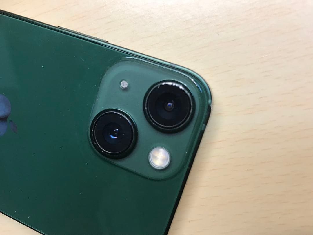 iPhone13mini グリーン　SIMフリー　割れなし