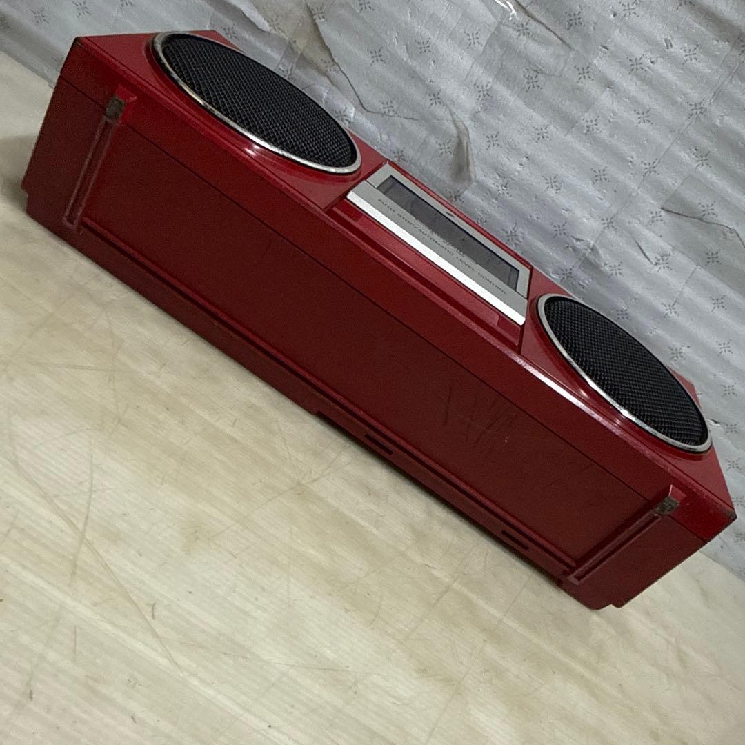 National RX-4940 ナショナル ラジカセ 赤 昭和レトロ