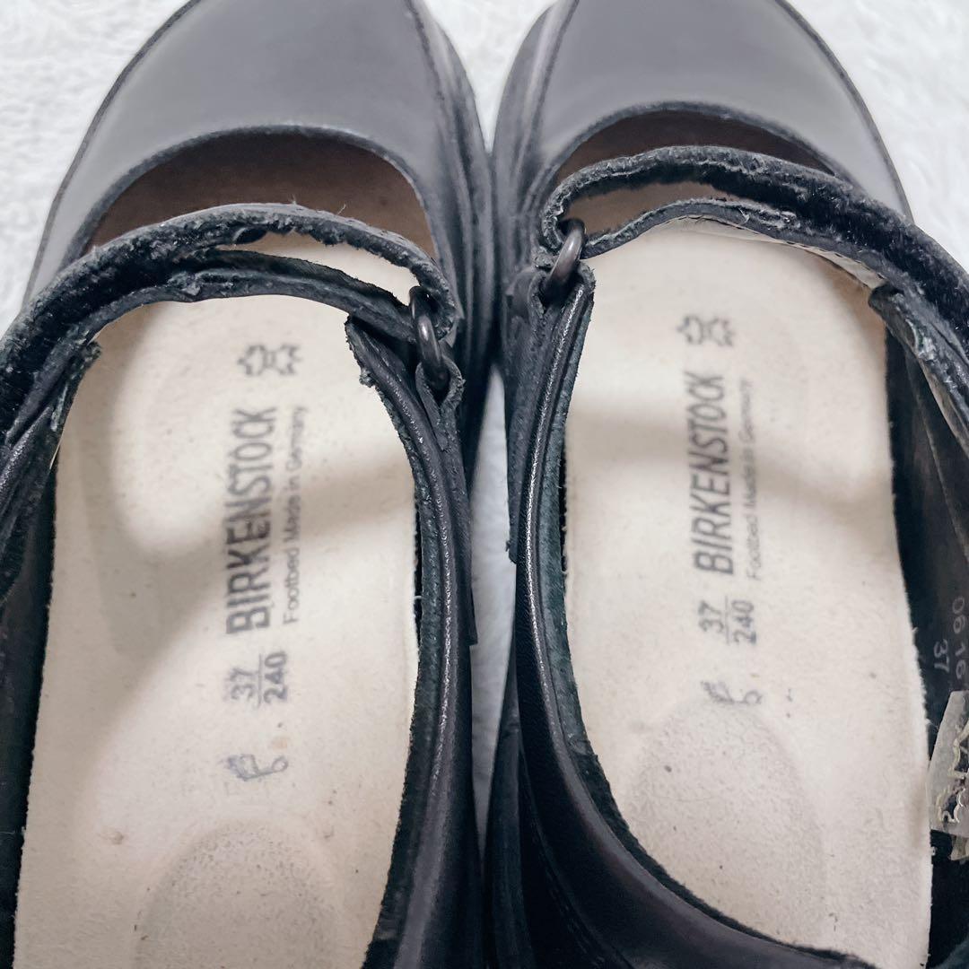 ビルケンシュトック　ジューン　リアルレザー　メリージェーン　ストラップ　パンプス