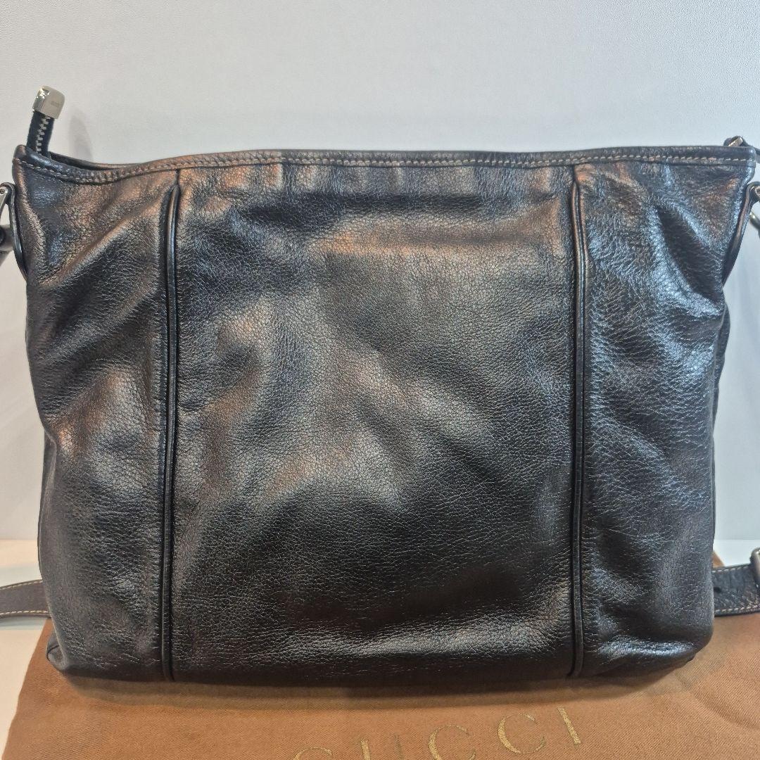 希少！　GUCCI　クレスト　レザー　ショルダーバッグ