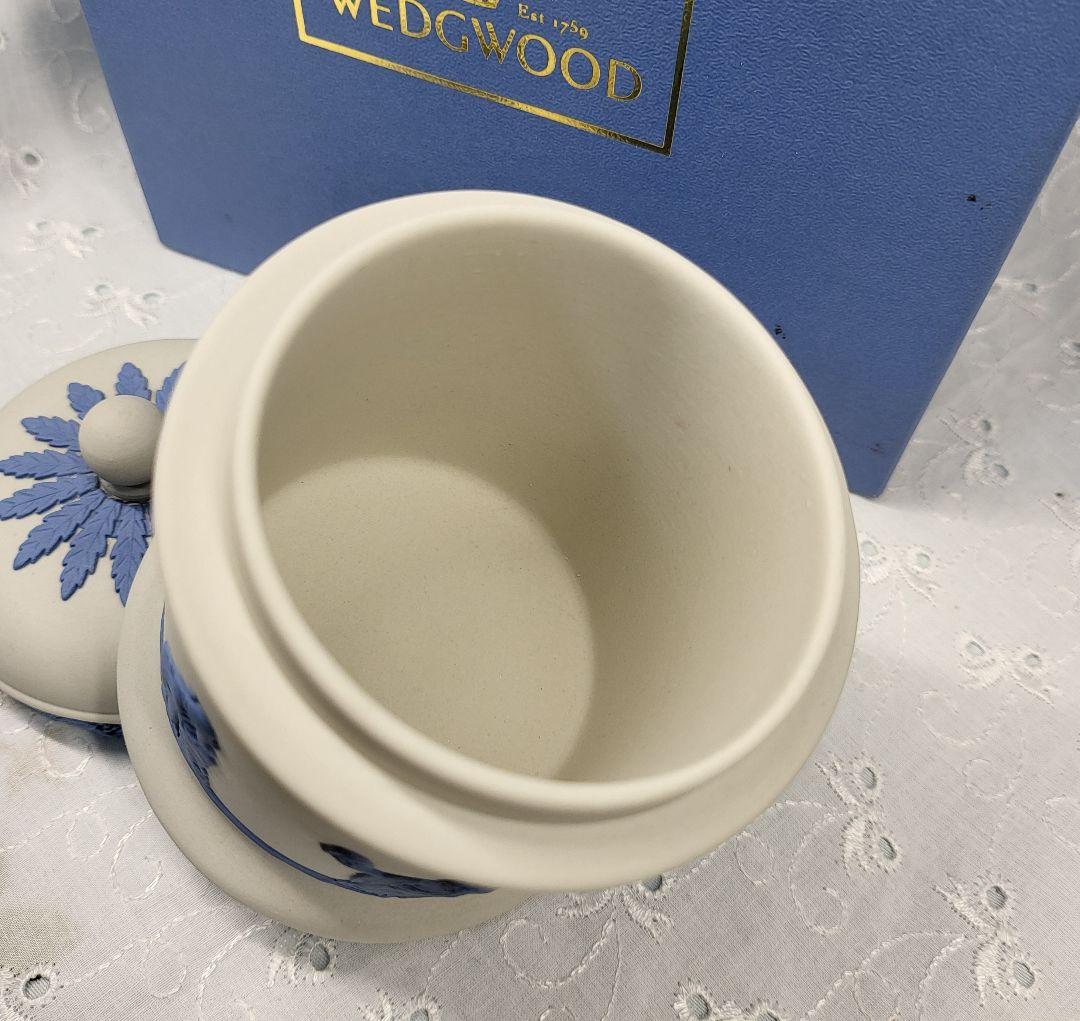 レア✨ウェッジウッド ジャスパー キャニスター ホワイト 茶葉 紅茶入れ ボトル