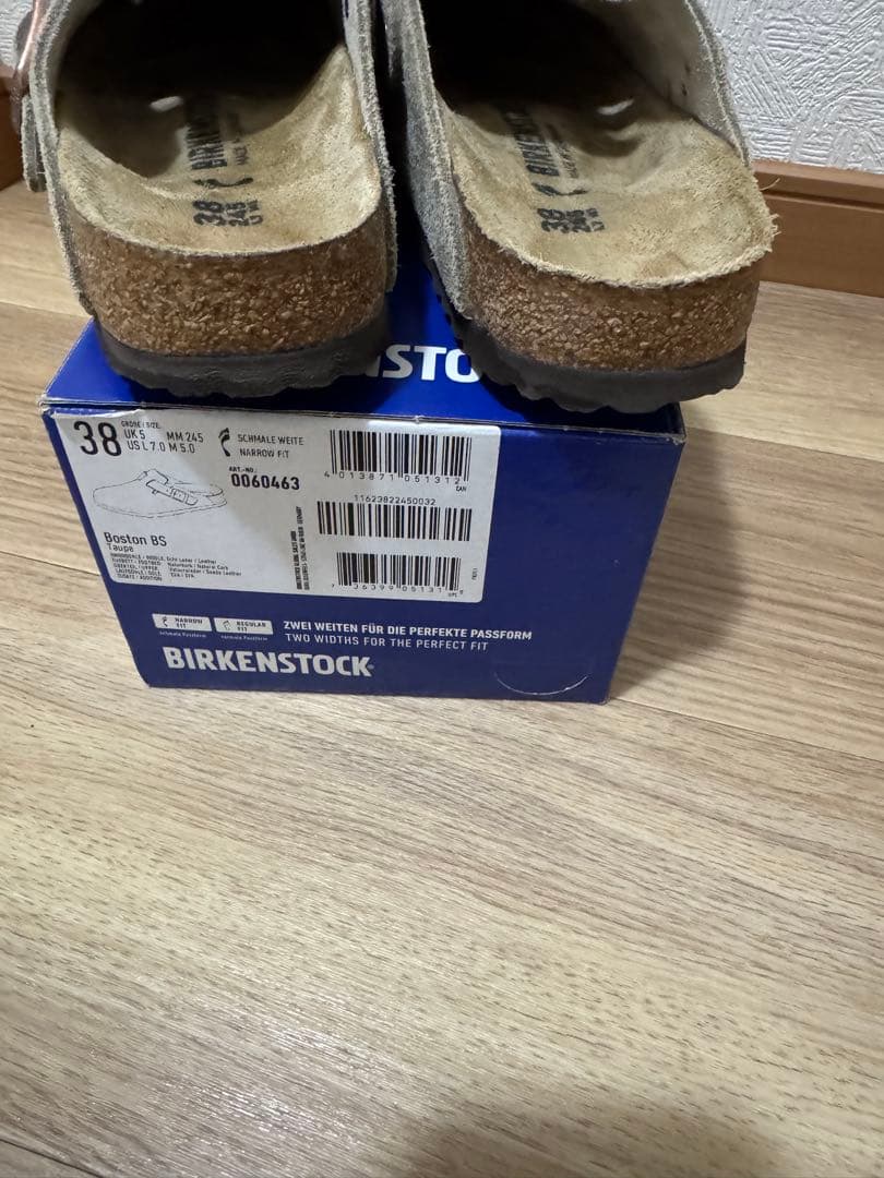 Nahasa さま専用　BIRKENSTOCK ボストン スエード トープ 38