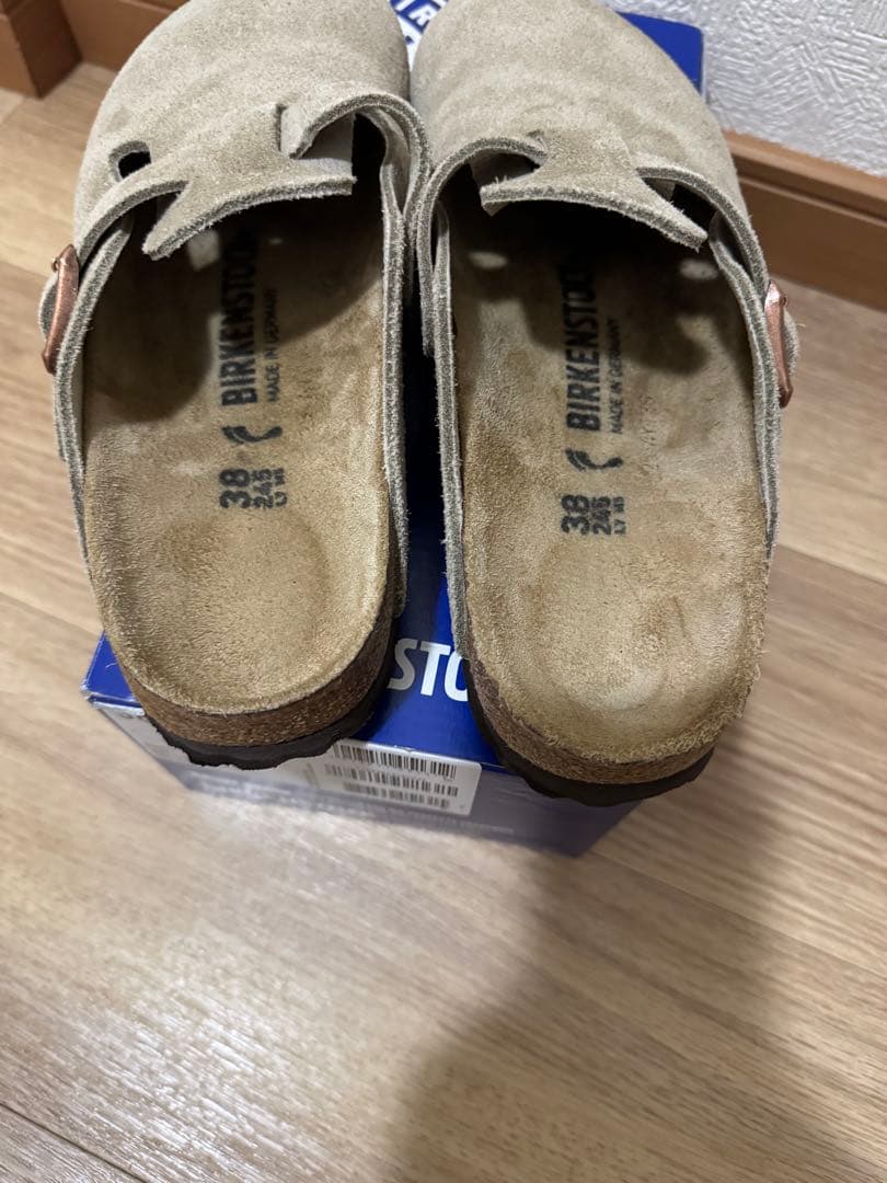 Nahasa さま専用　BIRKENSTOCK ボストン スエード トープ 38