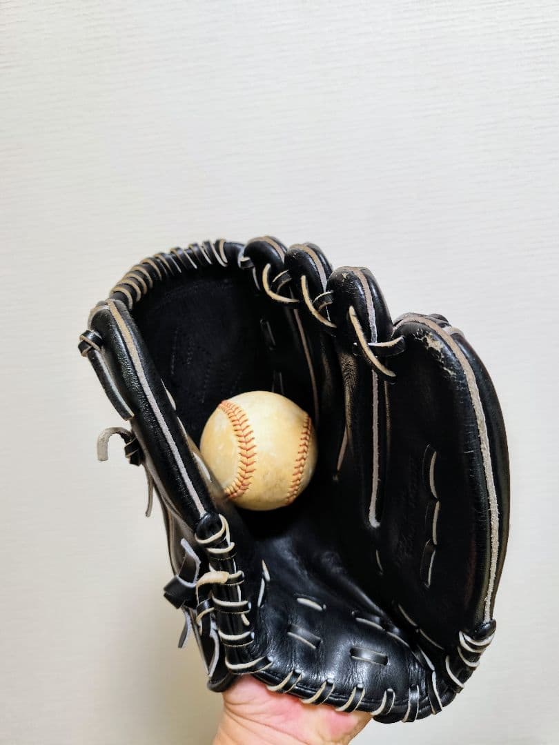 【美品・即戦力】ZETT プロステイタス 軟式野球グローブ