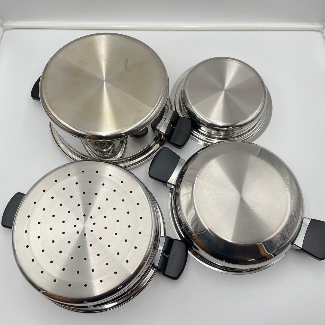 Amway 6Lシチューパンセット　大フライパン　大ソースパン