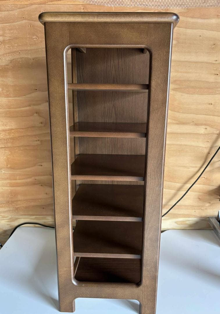 KARIMOKU カリモク 6段 スリッパ ラック 木製 オールド ヴィンテージ