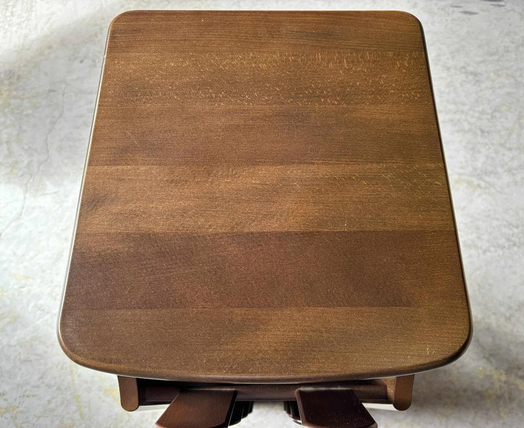 KARIMOKU カリモク 6段 スリッパ ラック 木製 オールド ヴィンテージ