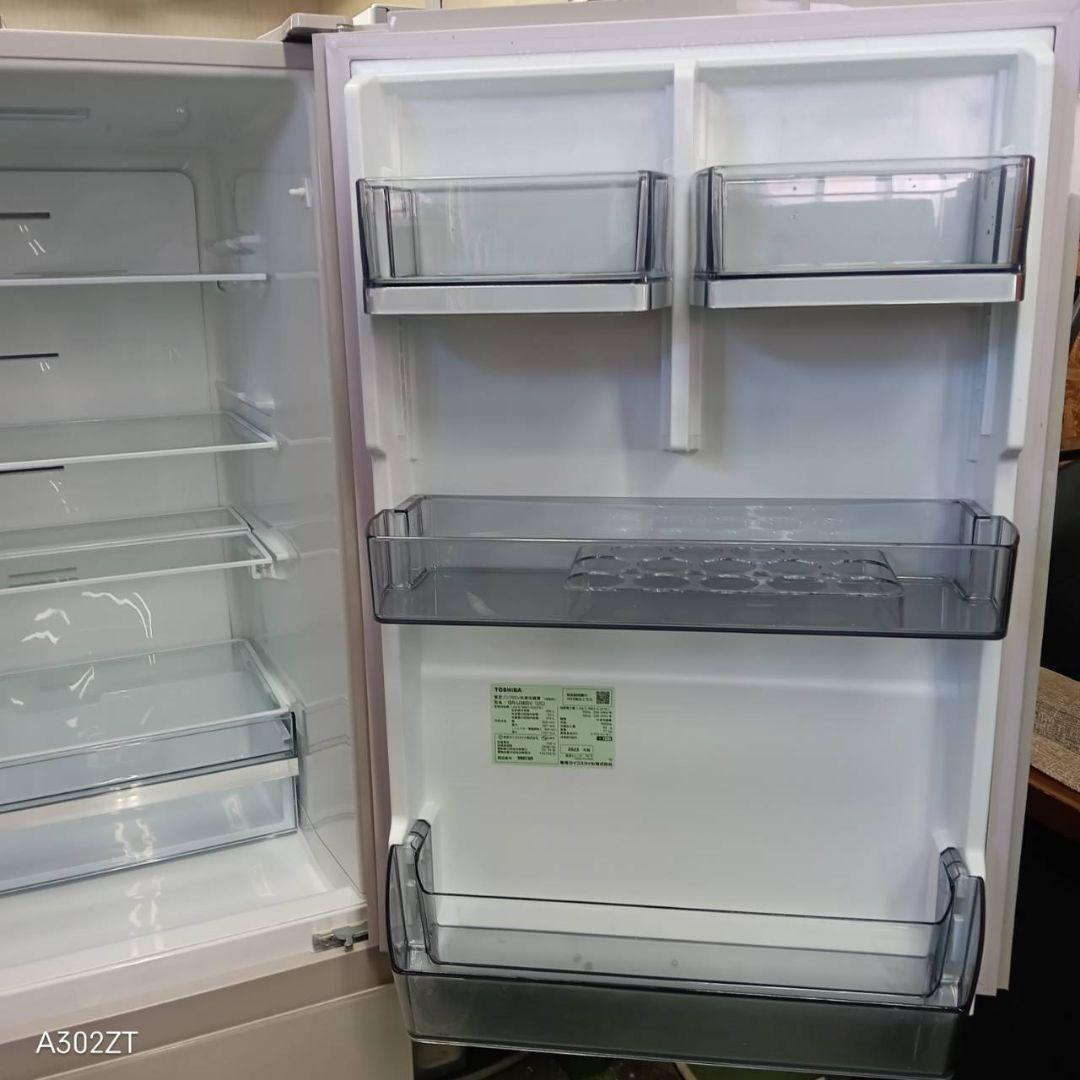 445 送料設置無料 東芝　自動製氷機能付き大型冷蔵庫　356L