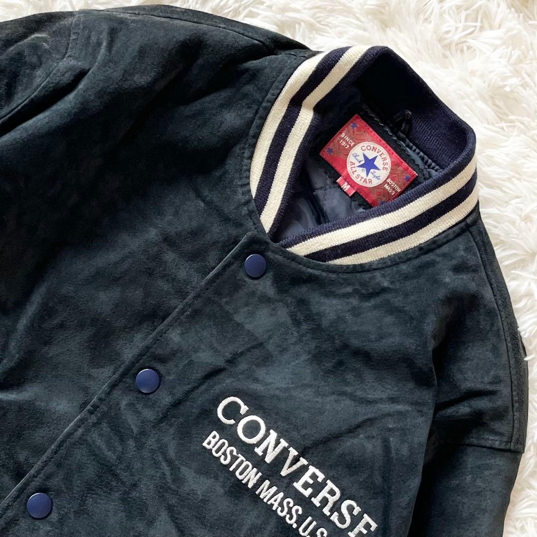 CONVERSE スタジャン Chuck Taylor スエード メンズM 黒系